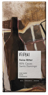 Sötét csokoládé 85% kakaó BIO 100 g - VIVANI